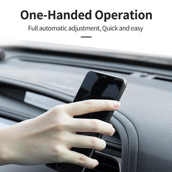 Universal 6 Points Στερεά αναδιπλούμενη βάση τηλεφώνου αυτοκινήτου Βάση βαρύτητας αυτοκινήτου για τηλέφωνο στο αυτοκίνητο Κλιπ βάσης εξαερισμού αυτοκινήτου Βάση στήριξης smartphone