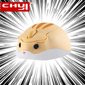 CHYI Ergonomski 2.4G bežični miš Slatki crtani hrčak miš USB optički 3D računalni miševi za PC Laptop Tablet Djevojka Poklon za djecu