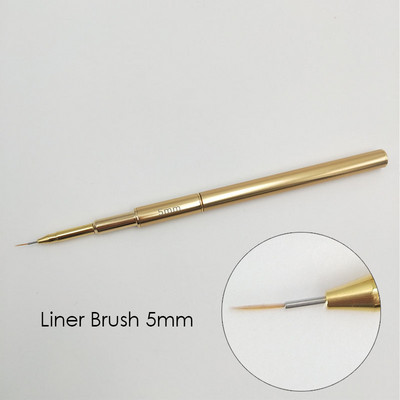 Επαγγελματικό ακρυλικό 3D σετ πινέλων Nail Art Liner Set Εργαλεία μανικιούρ Γραμμές ρίγες Detailer στυλό ζωγραφική Σχέδιο DIY πινέλα Χρυσό
