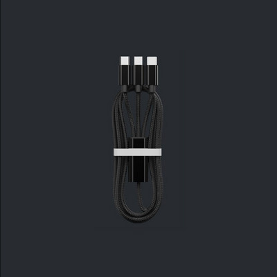 null 3 u 1 Kabel usb c Tip c Za Android Apple Realme Huawei Xiaomi Telefon Punjenje mobitela Jedno povlačenje Tri podatkovne linije 1m 2m 3m