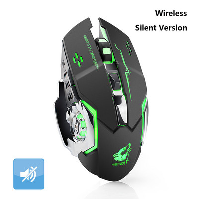 Mouse pentru jocuri cu fir USB 2000-4000 DPI LED optic USB pentru computer Mouse fără fir pentru jocuri Mouse cu fir Mouse silențios pentru PC laptop