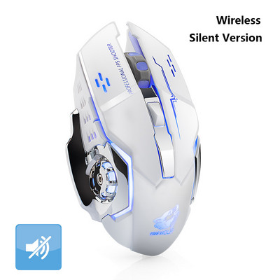 Mouse pentru jocuri cu fir USB 2000-4000 DPI LED optic USB pentru computer Mouse fără fir pentru jocuri Mouse cu fir Mouse silențios pentru PC laptop