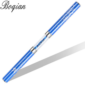 BQAN 7mm Επίπεδη #4 Διπλή βούρτσα νυχιών Πινέλο Gel Σκαλιστά Κρυστάλλινη εξαιρετικά λεπτή γραμμή σχεδίασης στυλό λουλούδι επίπεδη βούρτσα νυχιών Λευκό καπάκι