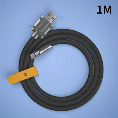 Καλώδιο Type-C 120W 6A Super Fast ChargeLiquid Silicone Quick Charge USB Cable for Xiaomi Huawei Samsung Pixel USB Bold Line