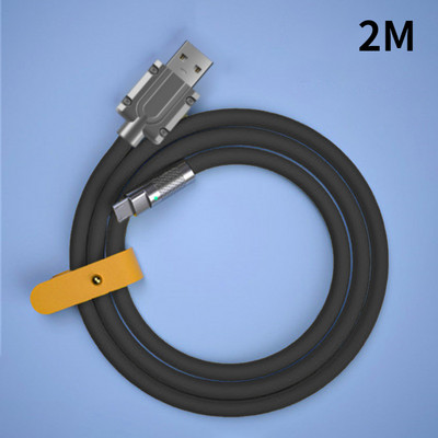 Καλώδιο Type-C 120W 6A Super Fast ChargeLiquid Silicone Quick Charge USB Cable for Xiaomi Huawei Samsung Pixel USB Bold Line