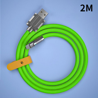 Καλώδιο Type-C 120W 6A Super Fast ChargeLiquid Silicone Quick Charge USB Cable for Xiaomi Huawei Samsung Pixel USB Bold Line