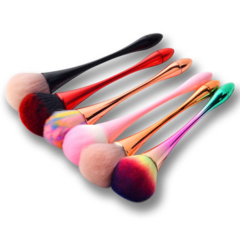 10 στυλ Nail Art Dust Brush For Manicure Beauty Brush Blush Powder brushes Fashion Gel Nail Accessories Nail Material Tools