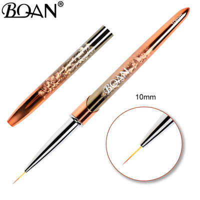 BQAN NAUJAS Rose Gold Nail Art Brush Deimantinis gradientas Nagų šepetėlis Linija Tapybos Teptukai Nagai Krištolo Akrilo Pamušalo piešimo rašiklis