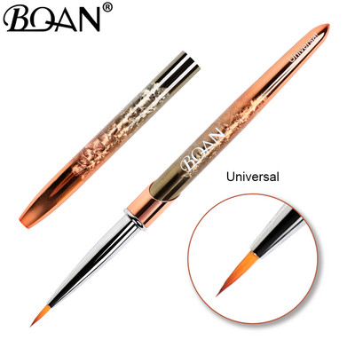 BQAN NAUJAS Rose Gold Nail Art Brush Deimantinis gradientas Nagų šepetėlis Linija Tapybos Teptukai Nagai Krištolo Akrilo Pamušalo piešimo rašiklis