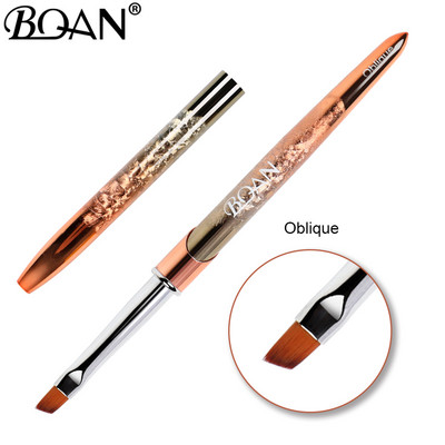 BQAN NAUJAS Rose Gold Nail Art Brush Deimantinis gradientas Nagų šepetėlis Linija Tapybos Teptukai Nagai Krištolo Akrilo Pamušalo piešimo rašiklis