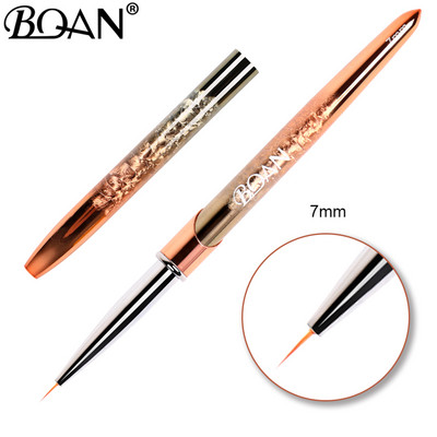 BQAN NAUJAS Rose Gold Nail Art Brush Deimantinis gradientas Nagų šepetėlis Linija Tapybos Teptukai Nagai Krištolo Akrilo Pamušalo piešimo rašiklis