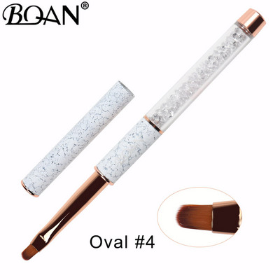 BQAN NAUJAS Rose Gold Nail Art Brush Deimantinis gradientas Nagų šepetėlis Linija Tapybos Teptukai Nagai Krištolo Akrilo Pamušalo piešimo rašiklis