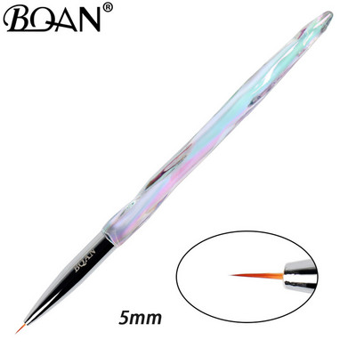 BQAN NAUJAS Rose Gold Nail Art Brush Deimantinis gradientas Nagų šepetėlis Linija Tapybos Teptukai Nagai Krištolo Akrilo Pamušalo piešimo rašiklis