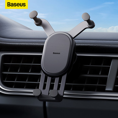 Държач за автомобил Baseus Gravity Auto Restorable in Car Air Vent Силиконова стойка за iPhone 14 Xiaomi Samsung Car Mobile Support
