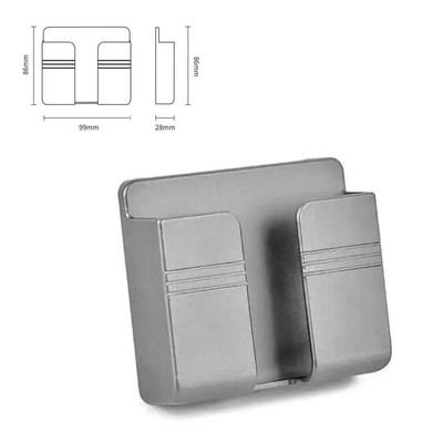 Πολυλειτουργικό επιτοίχιο κουτί αποθήκευσης χωρίς διάτρηση Ράφι αποθήκευσης τηλεχειριστηρίου κινητών τηλεφώνων Ράφι αποθήκευσης υπολειμμάτων τοίχου μπάνιου