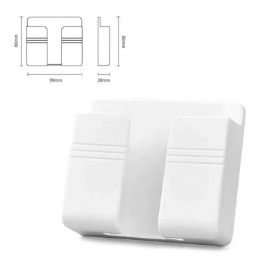 Πολυλειτουργικό επιτοίχιο κουτί αποθήκευσης χωρίς διάτρηση Ράφι αποθήκευσης τηλεχειριστηρίου κινητών τηλεφώνων Ράφι αποθήκευσης υπολειμμάτων τοίχου μπάνιου