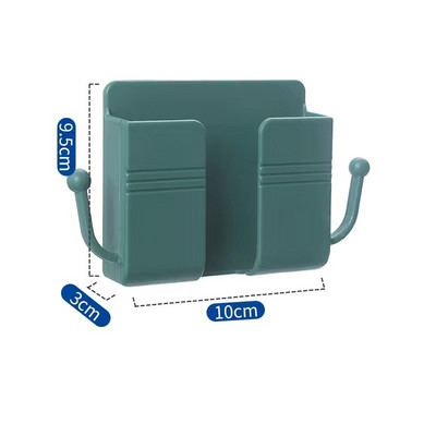 Πολυλειτουργικό επιτοίχιο κουτί αποθήκευσης χωρίς διάτρηση Ράφι αποθήκευσης τηλεχειριστηρίου κινητών τηλεφώνων Ράφι αποθήκευσης υπολειμμάτων τοίχου μπάνιου