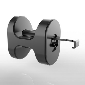 Universal Μαγνητική βάση στήριξης τηλεφώνου αυτοκινήτου Μεταλλική κλειδαριά με γάντζο Κλιπ αεραγωγού αυτοκινήτου Βάση μαγνήτης υποστήριξης κινητού τηλεφώνου για iPhone Samsung