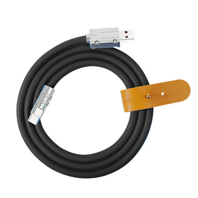NOHON 120W 6A gyorstöltő C típusú kábel USB töltőkábel Xiaomi Poco Samsung Bold folyékony szilikon USB C kábelhez