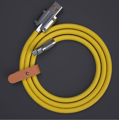 NOHON 120W 6A gyorstöltő C típusú kábel USB töltőkábel Xiaomi Poco Samsung Bold folyékony szilikon USB C kábelhez
