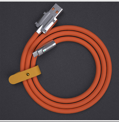 NOHON 120W 6A gyorstöltő C típusú kábel USB töltőkábel Xiaomi Poco Samsung Bold folyékony szilikon USB C kábelhez