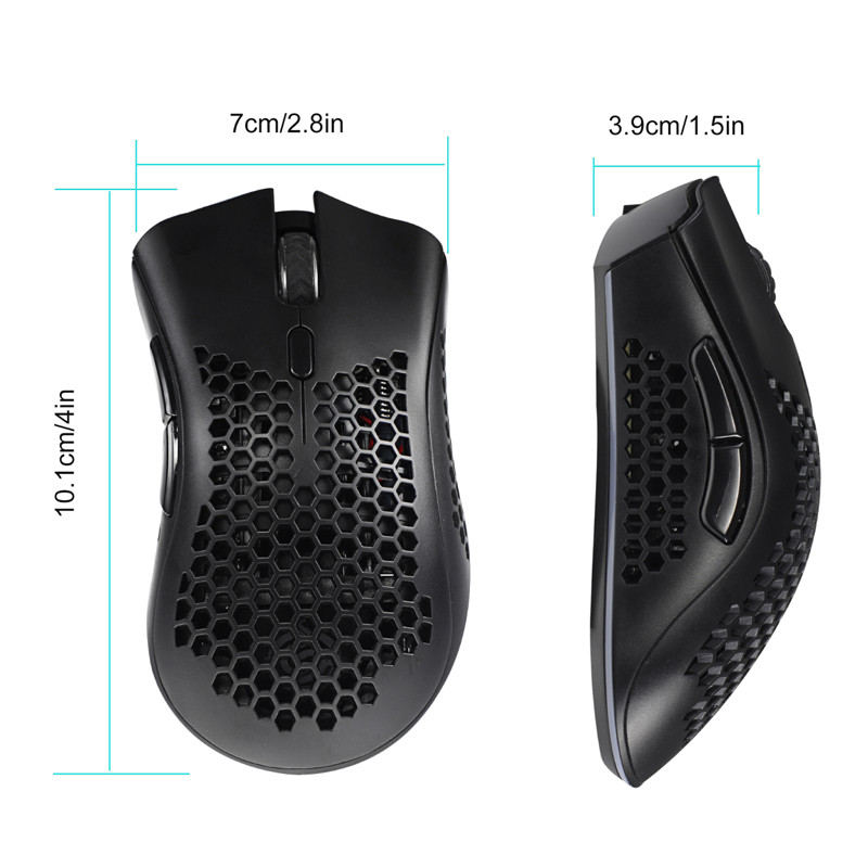 Ασύρματο ποντίκι Gamer Ποντίκι Ασύρματο ποντίκι RGB GAMING Mous gaming ποντίκι Ασύρματο για φορητό υπολογιστή Gamer Office LED Επαναφορτιζόμενο ποντίκι