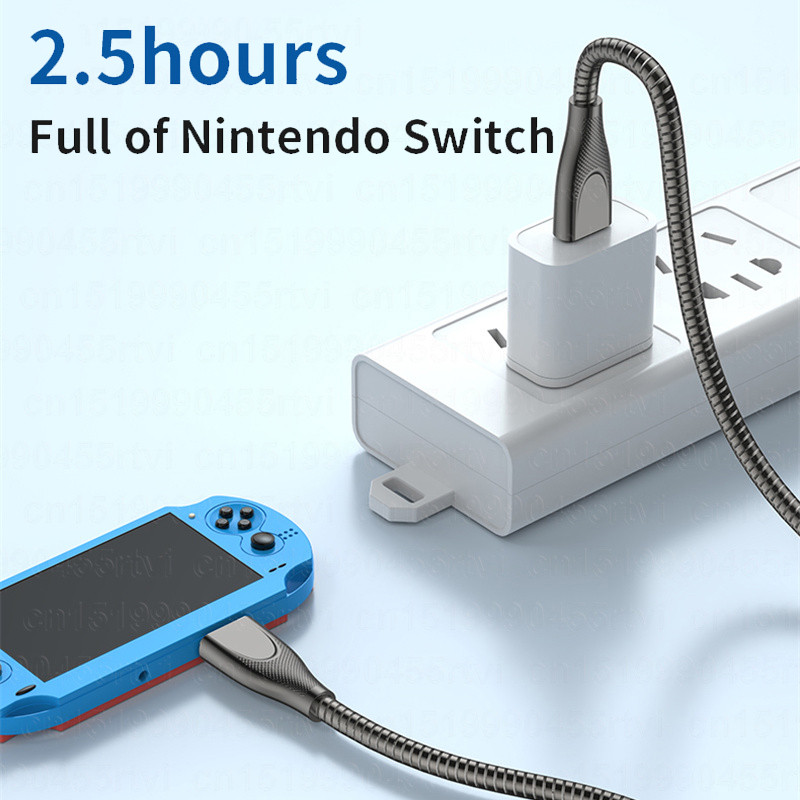 Cablu USB de încărcare rapidă 65W 5A Încărcător rapid multiplu Cablu USB tip C din aliaj de aluminiu pentru Samsung Xiaomi Huawei Cablu de sârmă pentru încărcător