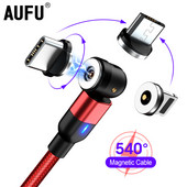 Forgó mágneses kábel 3 m hosszú Micro USB C típusú telefonkábel Huawei töltőkábelhez vezeték Samsung mágneses töltőhöz 1 m 2 m