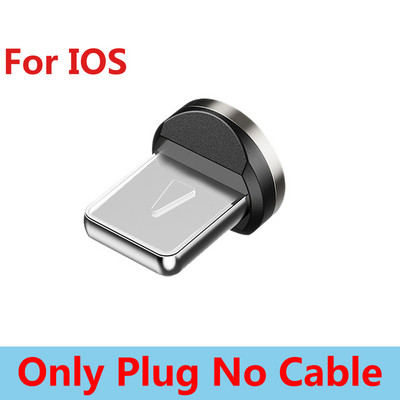 Forgó mágneses kábel 3 m hosszú Micro USB C típusú telefonkábel Huawei töltőkábelhez vezeték Samsung mágneses töltőhöz 1 m 2 m