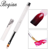 BQAN Ombre Brush UV gél körömkefe strasszos nyél festőtoll rajzecset színátmenet fekete körömdísz ecset toll eszközök