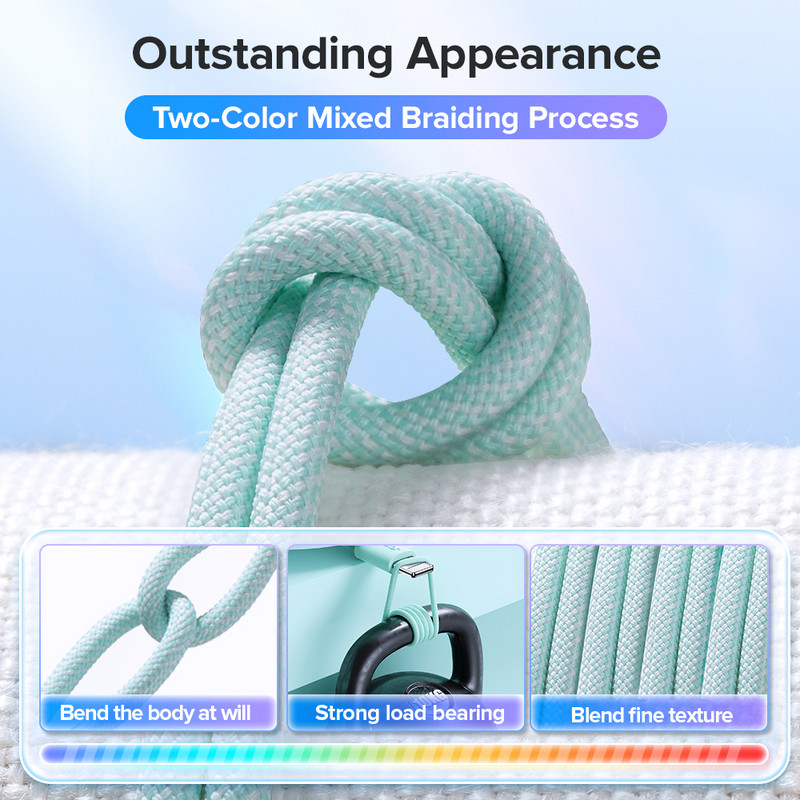 Joyroom 20W USB C laidas, skirtas iPhone 13 12 11 Pro Max XR 8 Type C PD greito įkrovimo kabelis C tipo USB duomenų laidas, skirtas iPhone iPad