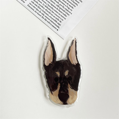 Πολυτελής γυαλιστερή επεκτάσιμη βάση τηλεφώνου Cartoon Animal Puppy Πτυσσόμενη ελαστική λαβή Tok Αξεσουάρ βραχίονα δακτυλίου δακτυλίου