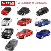 Novi uredski miš Cool sportski automobil Bežični miš za igrice Mini 3D USB optička mačka 1600DPI Ergonomski igrački miševi za miševe za prijenosna računala