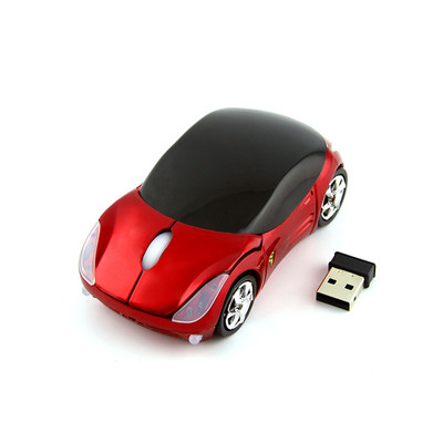 Novi uredski miš Cool sportski automobil Bežični miš za igrice Mini 3D USB optička mačka 1600DPI Ergonomski igrački miševi za miševe za prijenosna računala
