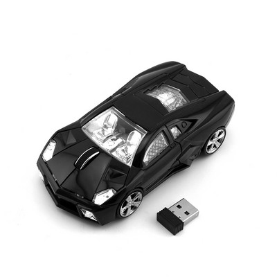 Novi uredski miš Cool sportski automobil Bežični miš za igrice Mini 3D USB optička mačka 1600DPI Ergonomski igrački miševi za miševe za prijenosna računala