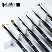 Beautilux nagų šepetėlis UV taškinis nagų šepetėlis gelio spalvos dažymo linijos piešimo modelio kūrimo gelinis lakas nagų profesionalus šepetėlis