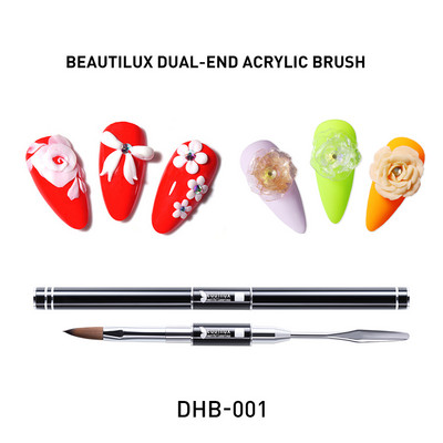 Beautilux nagų šepetėlis UV taškinis nagų šepetėlis gelio spalvos dažymo linijos piešimo modelio kūrimo gelinis lakas nagų profesionalus šepetėlis