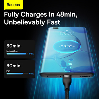 Baseus PD66W 3 σε 1 Καλώδιο Micro USB Lightning Type C για iPhone 13 12 Pro 11 XR Καλώδιο δεδομένων φορτιστή για Huawei Samsung Xiaomi