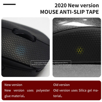 Hotline Games Mouse Anti-Slip Grip Tape за Logitech g502 Mouse Устойчиви на изпотяване подложки Mouse Side Anti-Slip Stickers Mouse Skates