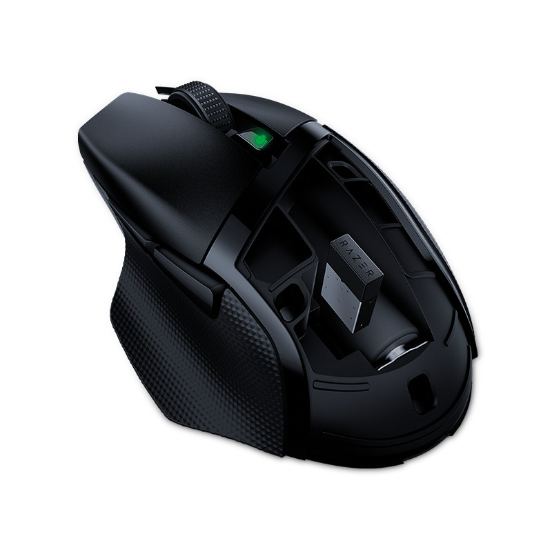 Razer Basilisk X HyperSpeed – belaidė ergonomiška žaidimų pelė, 16000 DPI