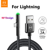 Mcdodo USB kábel iPhone Lightninghez 14 13 12 11 Pro Max 8 7 6 Plus iPad 2A gyorstöltő USB töltő adatkábel iOS LED kábel
