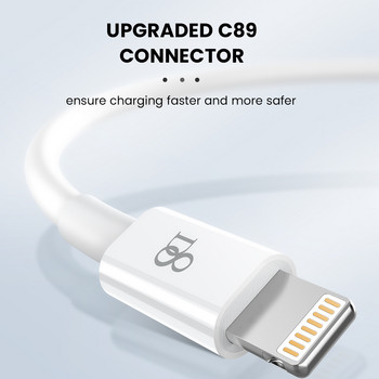 Καλώδιο USB γρήγορης φόρτισης D8 MFi για iPhone 13 11 12 Pro X Max XS X XR 8 7 Plus 2.4A Καλώδιο γρήγορης φόρτισης USB Καλώδιο δεδομένων φορτιστή