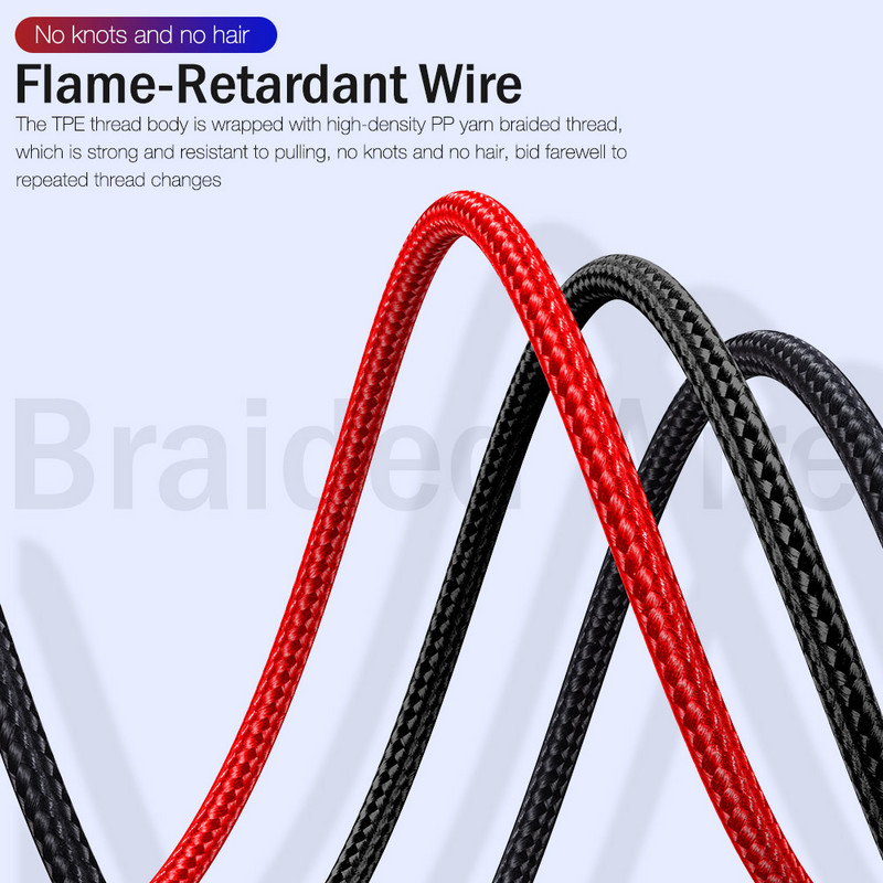 USB laidas skirtas iPhone 12 11 Pro Max X XS 5 6 7 8 Plus SE Apple iPad Origin Ilgas 2m 1m telefono įkroviklio duomenų laidas 3A greito įkrovimo laidas