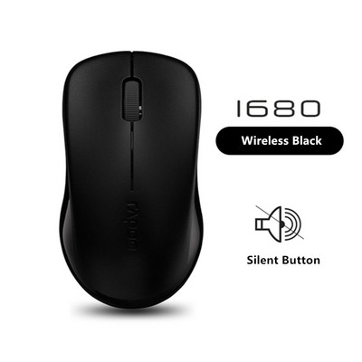 Originalus Rapoo Silent Wireless Optical Mouse Nutildymo mygtukas Click Mini Noiseless Game Mice 1000 DPI, skirtas Macbook PC nešiojamam kompiuteriui