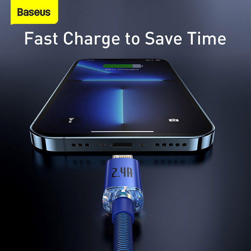 Baseus USB kábel iPhone 13 Pro Max 12 11 X Xs gyorstöltőhöz iPhone 8 9 6 6s 5 mobiltelefon kábel adatkábelhez