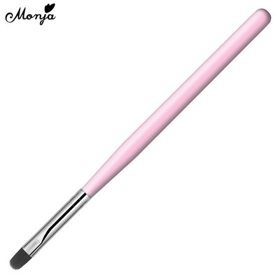 Monja 8 Colors Nail Art akril ecset fa nyelű fényező festőtoll UV gél hosszabbító ecset DIY rajztoll