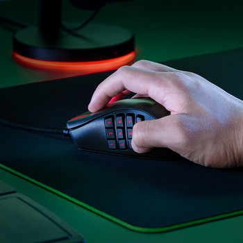 Razer Naga X Ενσύρματο ποντίκι gaming 18K DPI Optical Switch 2nd-gen Optical Switch Chroma RGB Lighting 16 προγραμματιζόμενα κουμπιά 85g