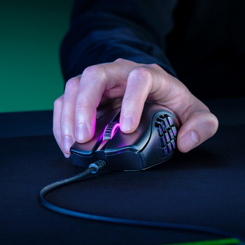 Razer Naga X кабелна мишка за игри DPI оптичен сензор 2-ро поколение оптичен превключвател Chroma RGB осветление 16 програмируеми бутона 85g