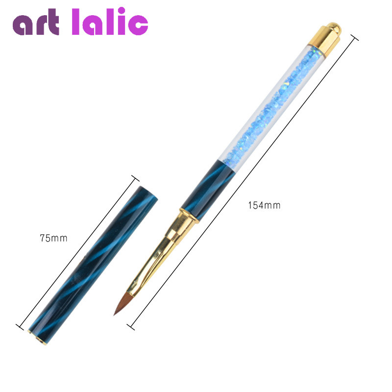8 Style Nail Art Cat Eye Rhinestone Acrylic Uv Gel Extension Liner Grids Flower Design Painting Pen Brush Инструмент за маникюр