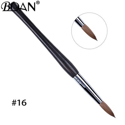 BQAN #2-#22 Pure Sable Kolinsky akril körömkefe Rose Gold Kolinsky Nail Art Brush Gel Builder manikűr ecset rajzeszközök